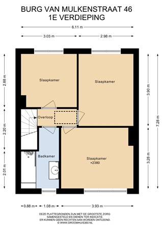 Floorplan - Burg Van Mulkenstraat 46, 6181 CW Elsloo